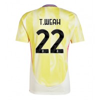 Fotballdrakt Herre Juventus Timothy Weah #22 Bortedrakt 2024-25 Kortermet